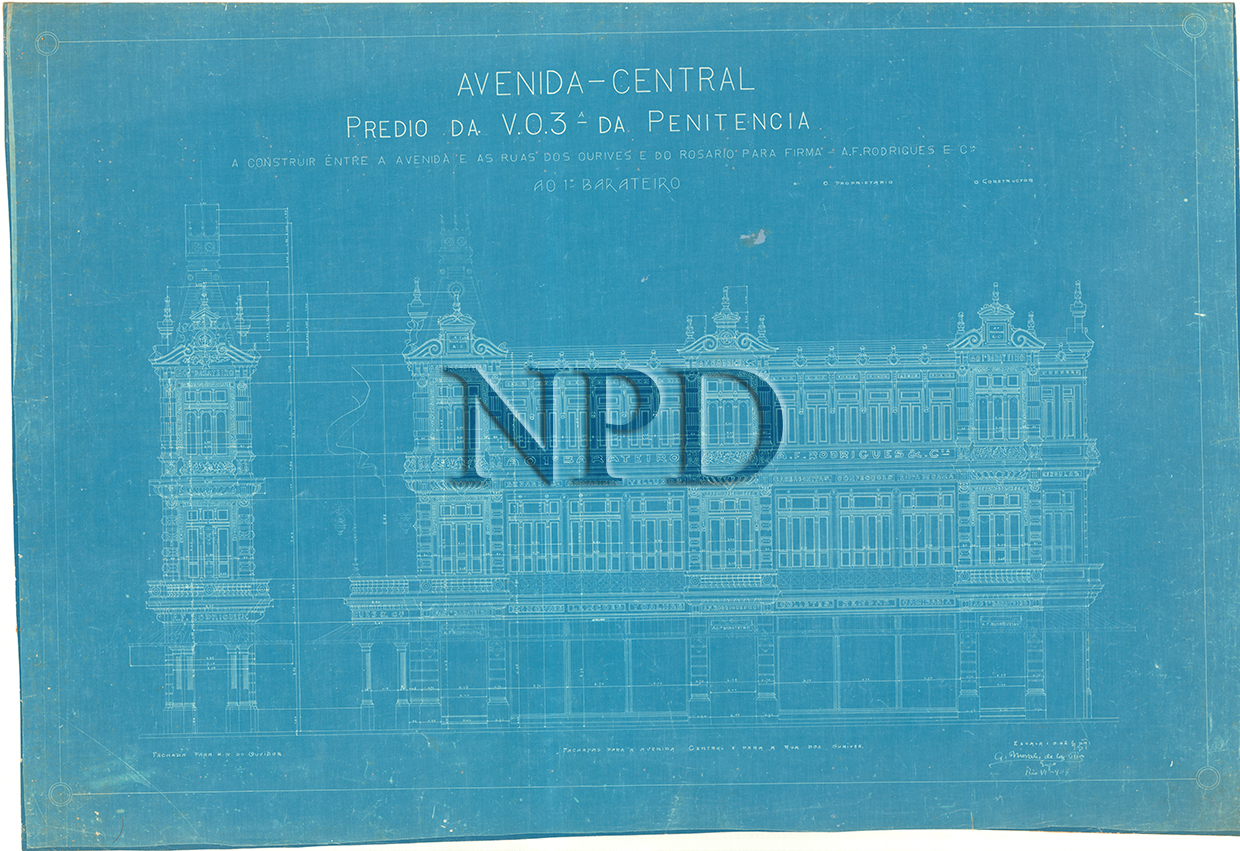 Avenida Central - Prédio da V.O.3ª da Penitencia