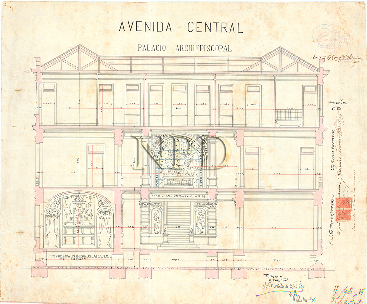 Avenida Central - Palácio Archiepiscopal